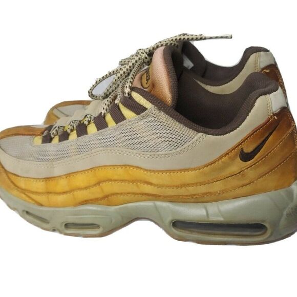 Nike Air Max 95 Wheat Sneakers Men’s Size 11 Shoes - Picture 3 of 9